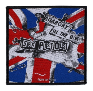 SEX PISTOLS - Anarchy in The UK -- Woven Patch 