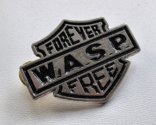 WASP - Forever Free --- metal pin.JPG