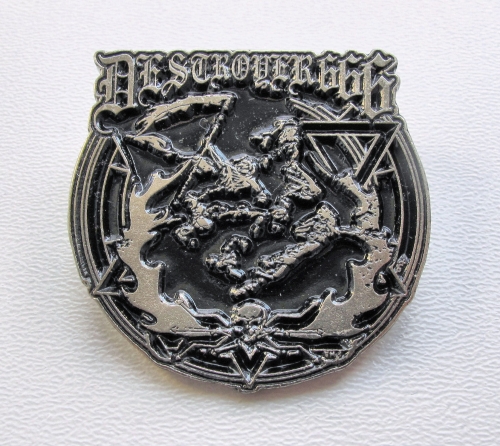 DESTROYER 666 - Call of the Wild --- metal pin.JPG