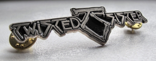 TWISTED SISTER - Logo -- metal pin.JPG