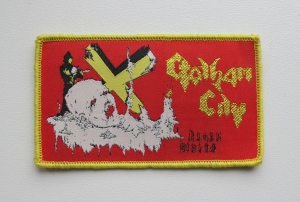 GOTHAM CITY - Black Writs [yellow] -- Woven Patch 