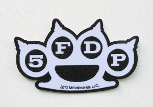 FIVE FINGER DEATH PUNCH [Laser Cut-Off] -- Woven Patch  