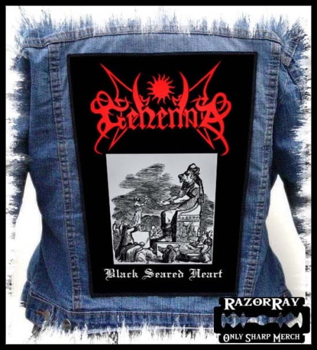 GEHENNA - Black Seared Heart --- Backpatch Backpatch.jpg