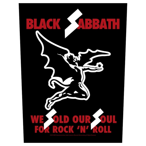 BLACK SABBATH - We Sold Our Soul For Rock N Roll --- Backpatch Back Patch.jpg