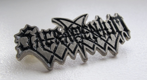 SACRAMENTUM - Logo --- metal pin.JPG