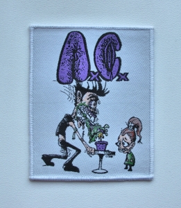 ANAL CUNT - Wearing Out Our Welcome [white] -- Woven Patch 
