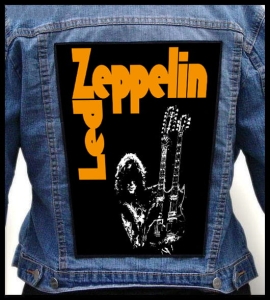 LED ZEPPELIN - Jimmy Page -- Backpatch