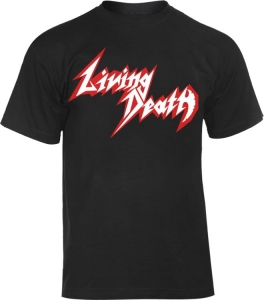 Koszulka LIVING DEATH - RED LOGO