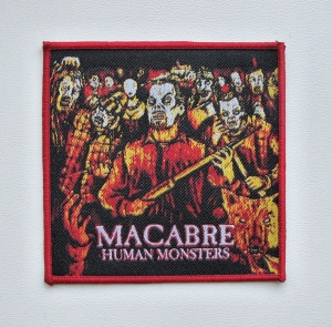 Naszywka MACABRE - Human Monsters [maroon] 