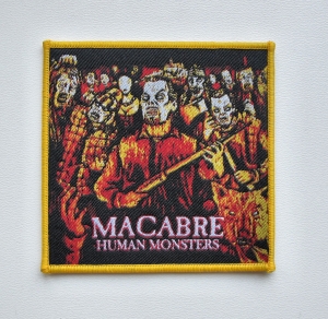 Naszywka MACABRE - Human Monsters [yellow] 