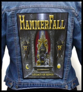 HAMMER FALL - Legacy of Kings -- Backpatch