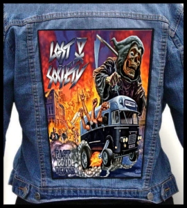 LOST SOCIETY - Fast Loud Death -- Backpatch