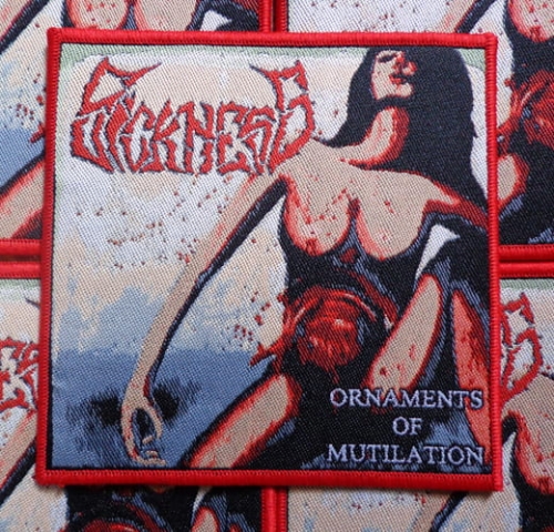 SICKNESS - Ornaments Of Mutilation [red] -- patch.jpg