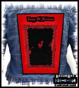 LAMP OF MURMUUR - Melancholy Howls in Ceremonial Penitence [red] -- Backpatch