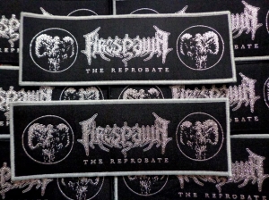 FIRESPAWN - The Reprobate [strip grey] -- Woven Patch 
