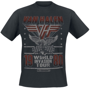 T-shirt VAN HALEN - World Invasion Tour 1980