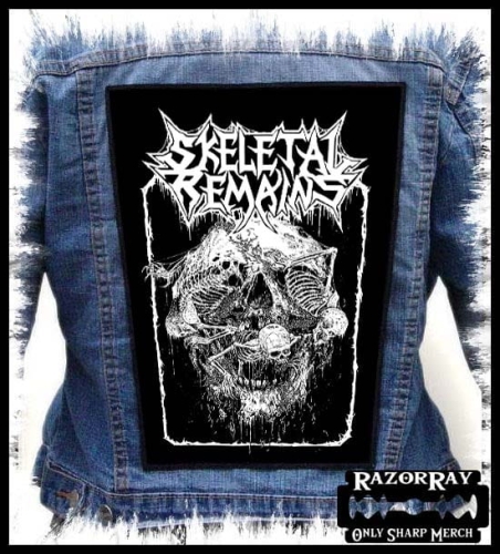 SKELETAL REMAINS - Skull -- Backpatch Back Patch.jpg