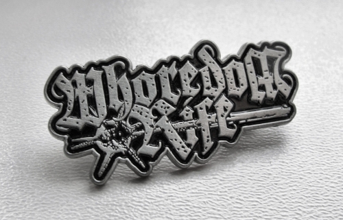 WHOREDOME RIFE - Logo -- metal pin.JPG