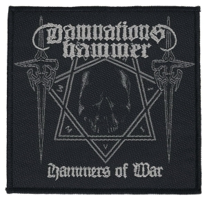 DAMNATIONS HAMMER - Hammers Of War -- Woven Patch 