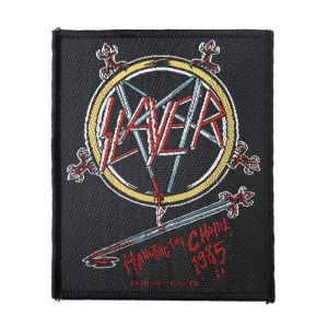SLAYER - HAUNTING THE CHAPEL -- Woven Patch  