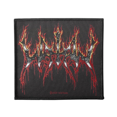 WATAIN - FLAMING LOGO -- patch.jpg