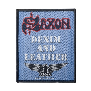 Naszywka SAXON - DENIM & LEATHER