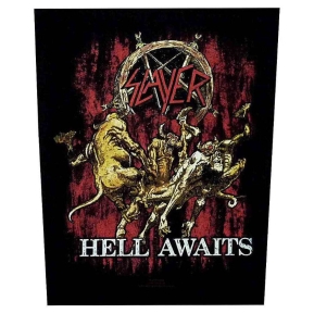 SLAYER - HELL AWAITS -- Official Backpatch 