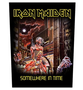 IRON MAIDEN - SOMEWHERE IN TIME -- Official Backpatch 