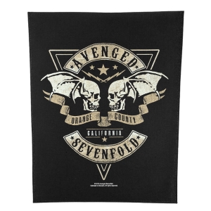 AVENGED SEVENFOLD - ORANGE COUNTY  -- Official Backpatch  