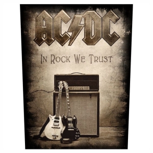AC/DC - IN ROCK WE TRUST -- Official Backpatch  