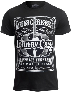 T-shirt JOHNNY CASH - MUSIC REBEL