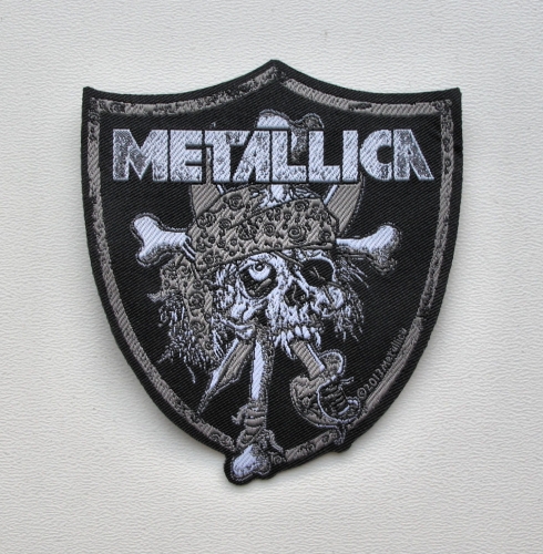 METALLICA - RAIDERS SKULL -- patch.JPG
