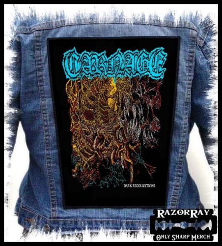 CARNAGE - Dark Recollections --- Backpatch Back Patch.jpg