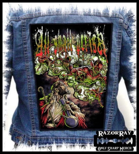 ALL SHALL PERISH - Smoking Jesus -- Backpatch Backpatch.jpg