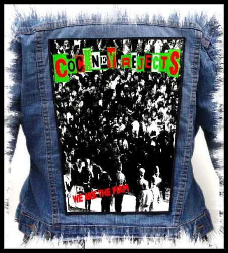 COCKNEY REJECTS - We Are The Firm  Backpatch Back Patch.jpg