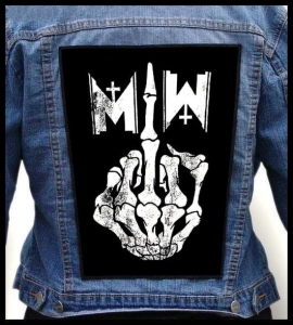 MOTIONLESS IN WHITE - Middle Finger -- Backpatch