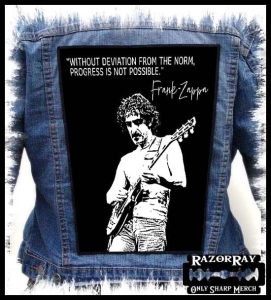 FRANK ZAPPA - Playing Guitar -- Backpatch