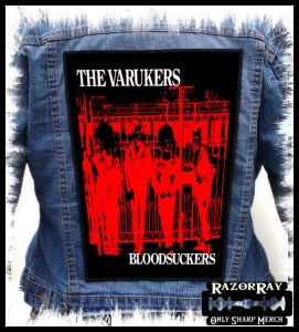 THE VARUKERS - Bloodsuckers -- Backpatch