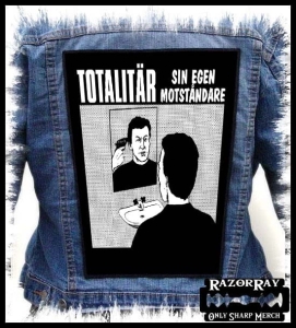 TOTALITAR - Sin Egen Motståndare -- Backpatch