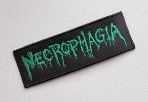 NECROPHAGIA  -- Embroidered Patch 