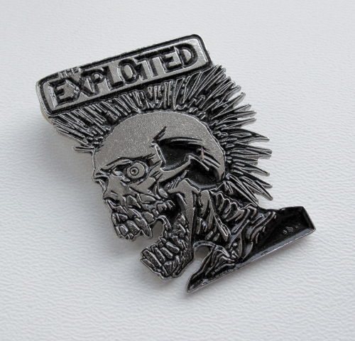 THE EXPLOITED -- metal pin.JPG