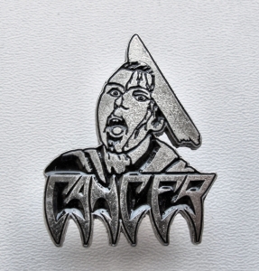 CANCER - To the Gory End -- Metal Pin 
