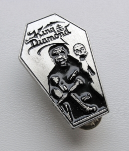 KING DIAMOND - Coffin -- Metal Pin 