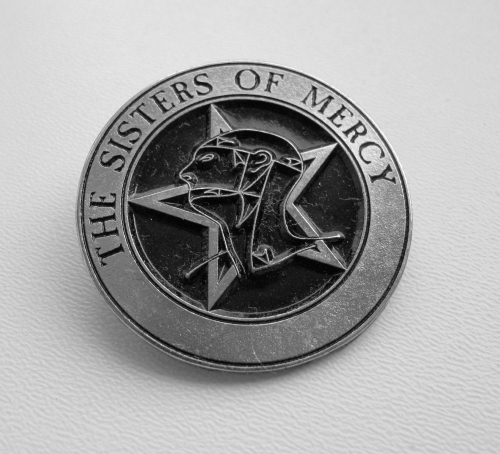 SISTERS OF MERCY -- Metal Pin.JPG