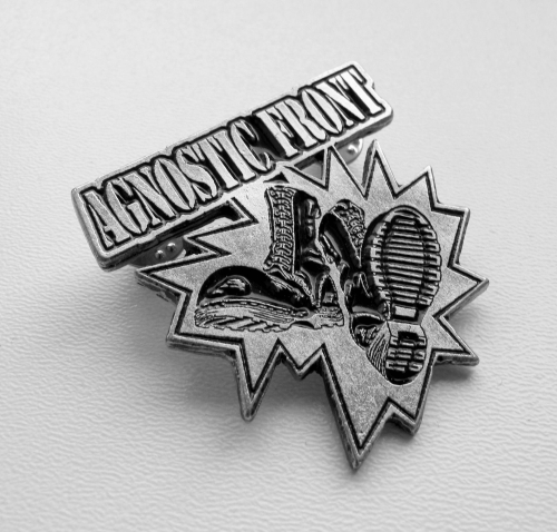 AGNOSTIC FRONT - Boots --- Metal Pin.JPG