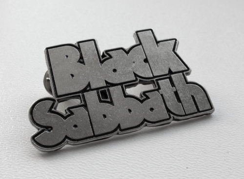 BLACK SABBATH - Logo -- metal pin.JPG