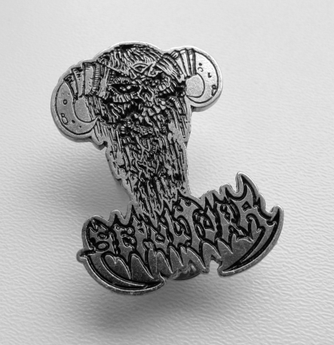 SEPULTURA - Bestial Devastation -- metal pin.JPG