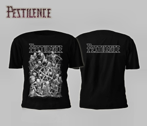 T-shirt PESTILENCE - Exitivm [black&white]