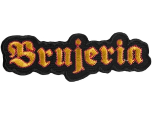 BRUJERIA [ iron on] -- Embroidered  Patch