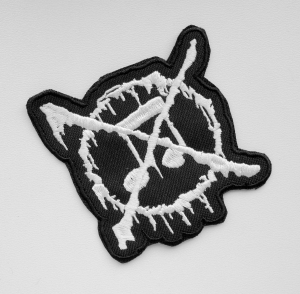 Naszywka ANTI-MUSIC [white]